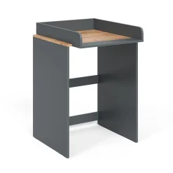 Meuble Wc|Vicco Armoire machine à laver Anthracite/chêne doré 68x88.2cm 2 pièces avec plan à langer