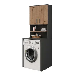 Vicco Armoire machine à laver Anthracite 68x88.5cm 2 pièces
