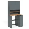 Vicco Armoire machine à laver Anthracite/chêne doré 93.6x88.2cm 2 pièces avec étagère
