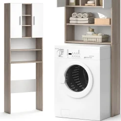 Meuble Wc|Vicco Armoire machine à laver Sonoma 64x190cm