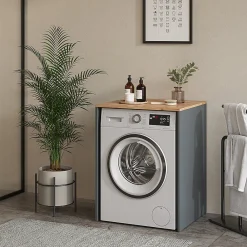 Vicco Armoire machine à laver Anthracite/chêne doré 68x88.2cm