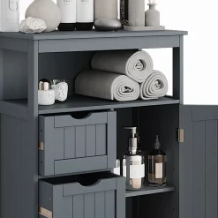 Vicco Armoire Midischrank Gris 56x86.5cm