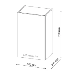 Vicco Armoire murale de salle de bain Vert Or Campagne 50x72cm
