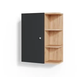 Vicco Armoire murale de salle de bain Anthracite 47.2x59.2cm
