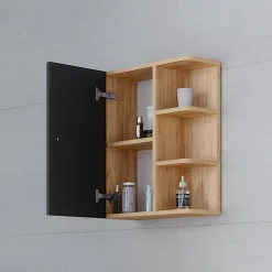 Vicco Armoire murale de salle de bain Anthracite 47.2x59.2cm