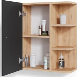 Vicco Armoire murale de salle de bain Anthracite 47.2x59.2cm