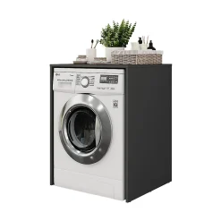 Meuble Wc|Vicco Armoire pour machine à laver Anthracite 68x88.5cm