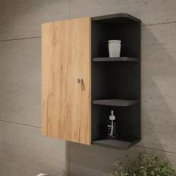 Vicco Armoire suspendue Anthracite 47.2x59.2cm