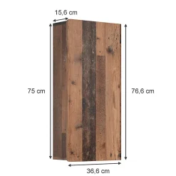 Vicco Armoire suspendue Oldstyle 36.6x76.6cm