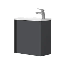 Vicco Ensemble de meubles de salle de bain Anthracite 2 parties
