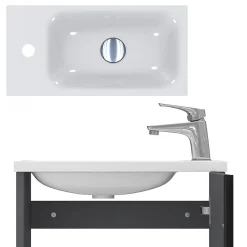 Vicco Ensemble de meubles de salle de bain Anthracite 2 parties