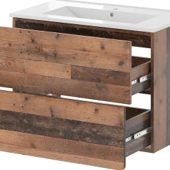 Lave-Mains|Vicco Ensemble de meubles de salle de bains Oldstyle 2 pièces