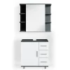 Vicco Ensemble de meubles de salle de bain Anthracite 2 parties