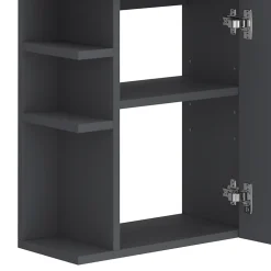 Lave-Mains|Vicco Ensemble de meubles de salle de bain Anthracite 2 parties, avec lavabo