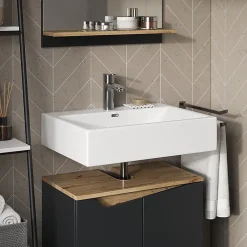 Vicco Ensemble de meubles de salle de bain Anthracite 2 pièces
