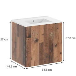 Vicco Ensemble de meubles de salle de bains Oldstyle 2 pièces