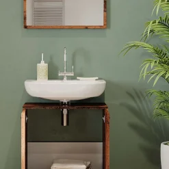 Vicco Ensemble de meubles de salle de bain Chêne rustique 2 pièces