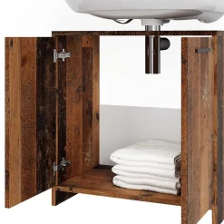 Vicco Ensemble de meubles de salle de bain Chêne rustique 2 pièces