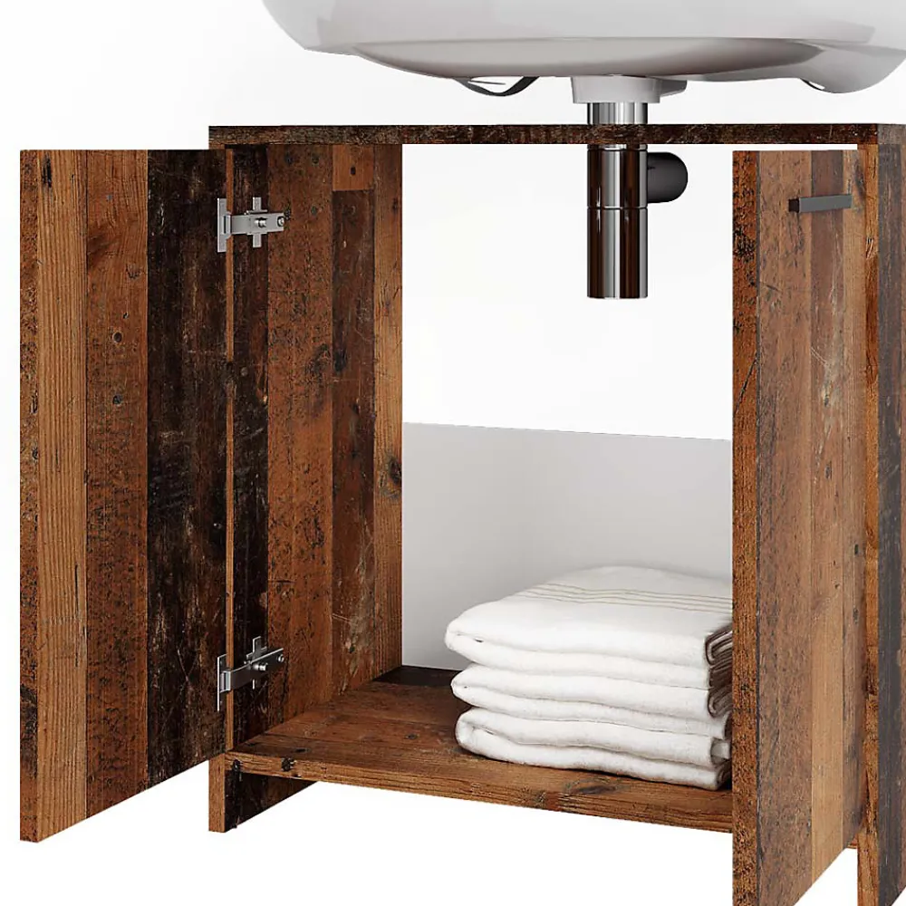 Vicco Ensemble de meubles de salle de bain Chêne rustique 2 pièces