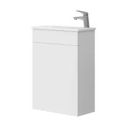 Vicco Ensemble de meubles de salle de bain Blanc 2 parties, avec lavabo
