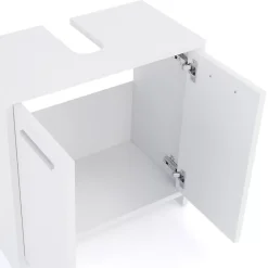 Vicco Ensemble de meubles de salle de bain Blanc 2 parties