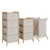 Vicco Ensemble de meubles de salle de bains Beige 3 pièces