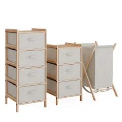 Vicco Ensemble de meubles de salle de bains Beige 3 pièces