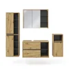 Vicco Ensemble de meubles de salle de bain Marron 4 parties