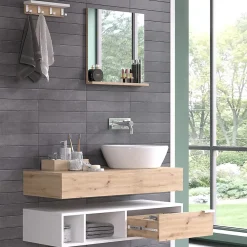 Ensemble Meuble De Salle De Bains|Vicco Ensemble de meubles de salle de bain Blanc 4 parties