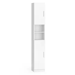 Vicco Meuble de rangement de salle de bain Blanc 32x190cm
