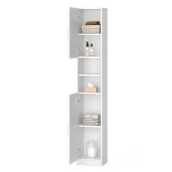 Vicco Meuble de rangement de salle de bain Blanc 32x190cm
