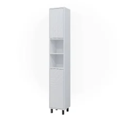 Vicco Meuble de rangement de salle de bain Blanc 30x190.3cm