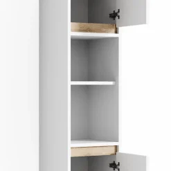 Vicco Meuble de rangement de salle de bain Blanc/Sonoma 30x190cm
