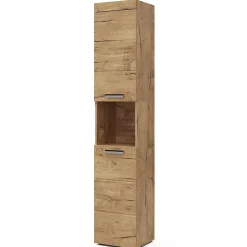 Vicco Meuble de rangement de salle de bain Chêne Wotan 37x190cm