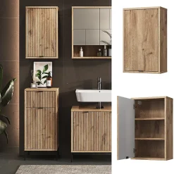 Vicco Meuble de salle de bain Chêne Viking 40x65cm avec une porte