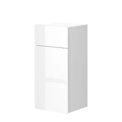 Vicco Meuble salle de bain Blanc 36.6x76.6cm avec tiroir et porte