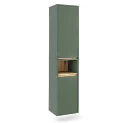Colonne De Salle De Bains|Vicco Meuble salle de bain Vert/Artisan 38x170cm avec 2 portes