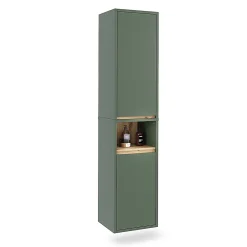 Colonne De Salle De Bains|Vicco Meuble salle de bain Vert/Artisan 38x170cm avec 2 portes