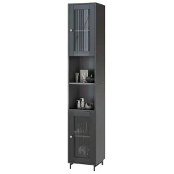 Vicco Meuble salle de bain Gris 30x171.5cm