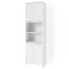 Vicco Meuble salle de bain Blanc 56.1x190cm Armoire de toilette