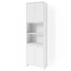 Vicco Meuble salle de bain Blanc 56.1x190cm Armoire de toilette
