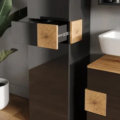 Vicco Meuble salle de bain Anthracite 40x184.2cm
