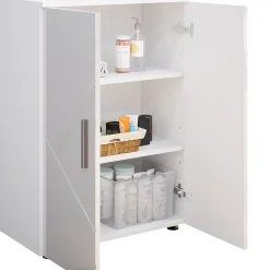 Vicco Meuble salle de bain Blanc Haute brillance 60x81cm