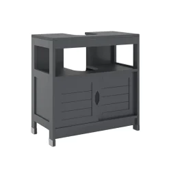 Vicco Meuble vasque simple Gris 60x60cm