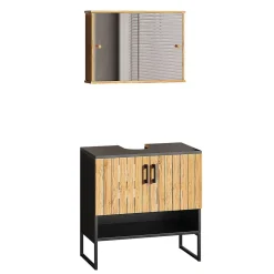 Vicco Meubles bain Bambou 2 pièces