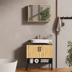 Vicco Meubles bain Bambou 2 pièces