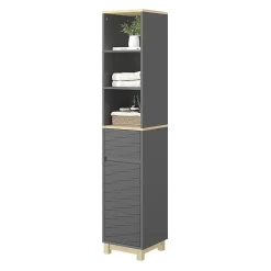 Vicco Meubles de salle de bain Anthracite 30x151.5cm avec tiroir