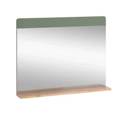 Vicco Miroir de salle de bain Force dor Chêne/Vert 80.1x62cm avec abonnement