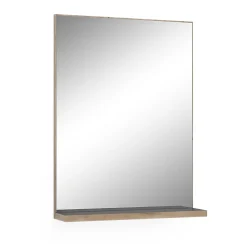 Armoire De Toilette|Vicco Miroir de salle de bain Anthracite/Viking Oak 60x80cm