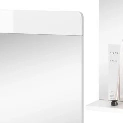 Vicco Miroir mural Blanc Haute brillance 60x62cm